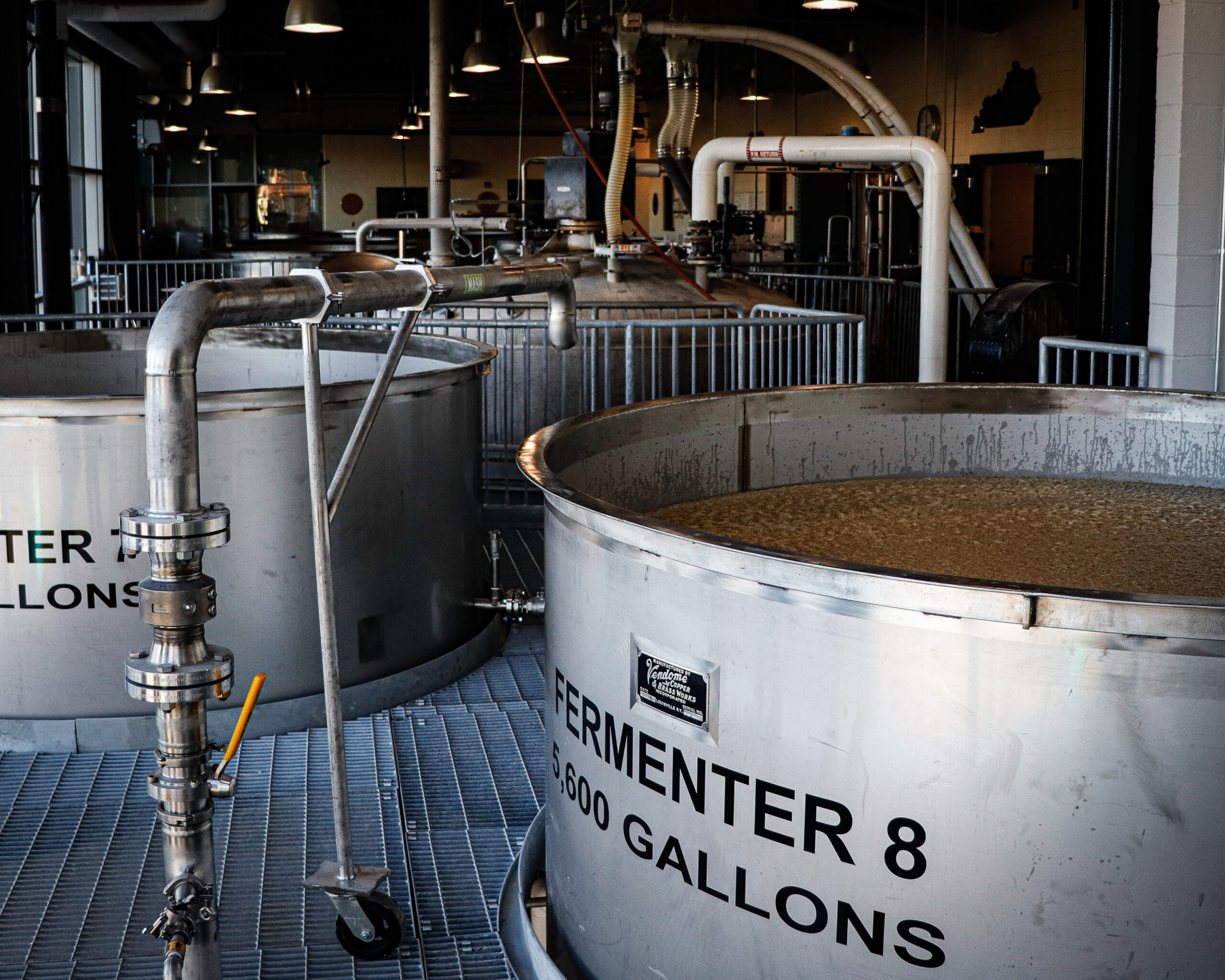 New Riff Distilling - Fermenting Tanks